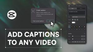 زیرنویس ویدیو با capcut